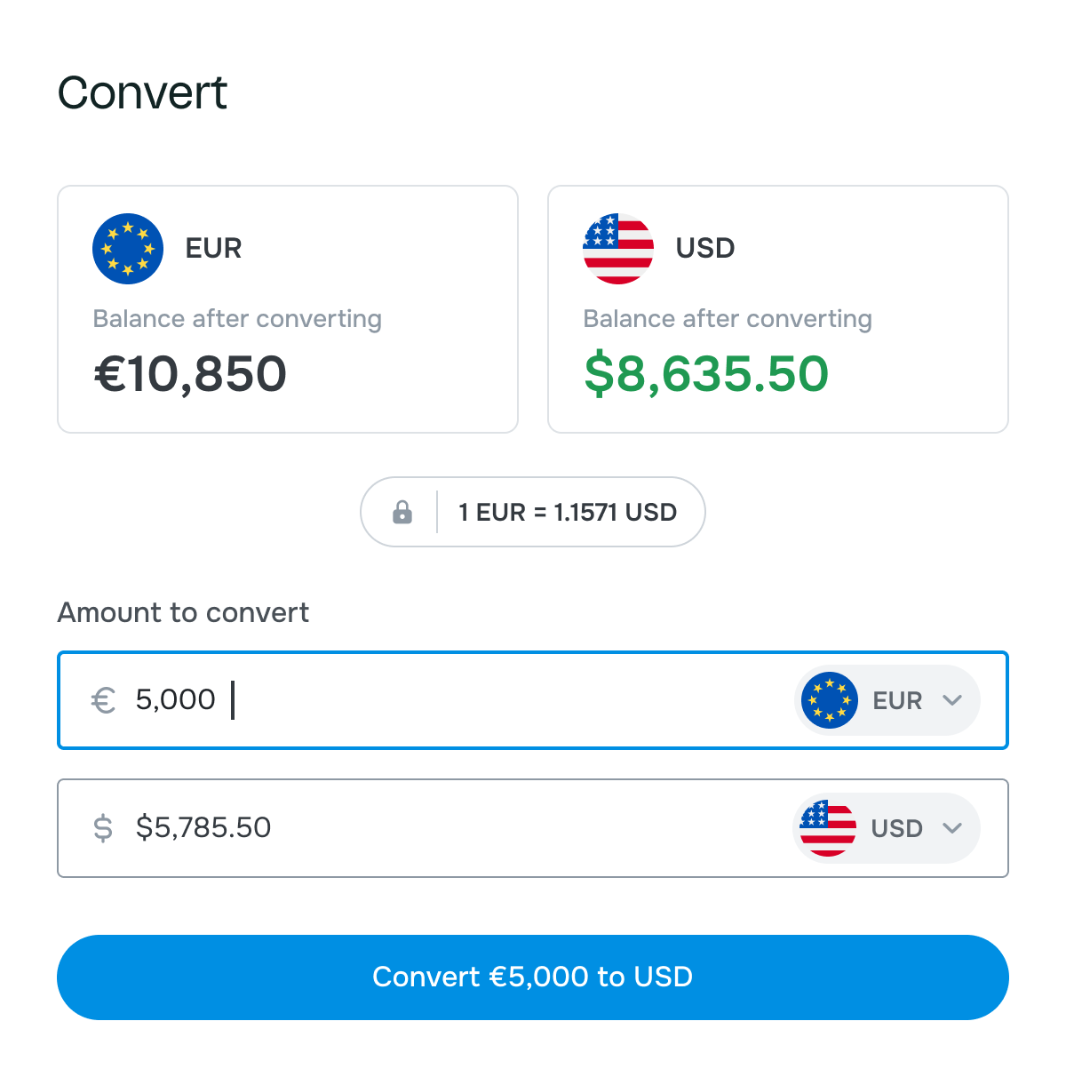 Convert filled