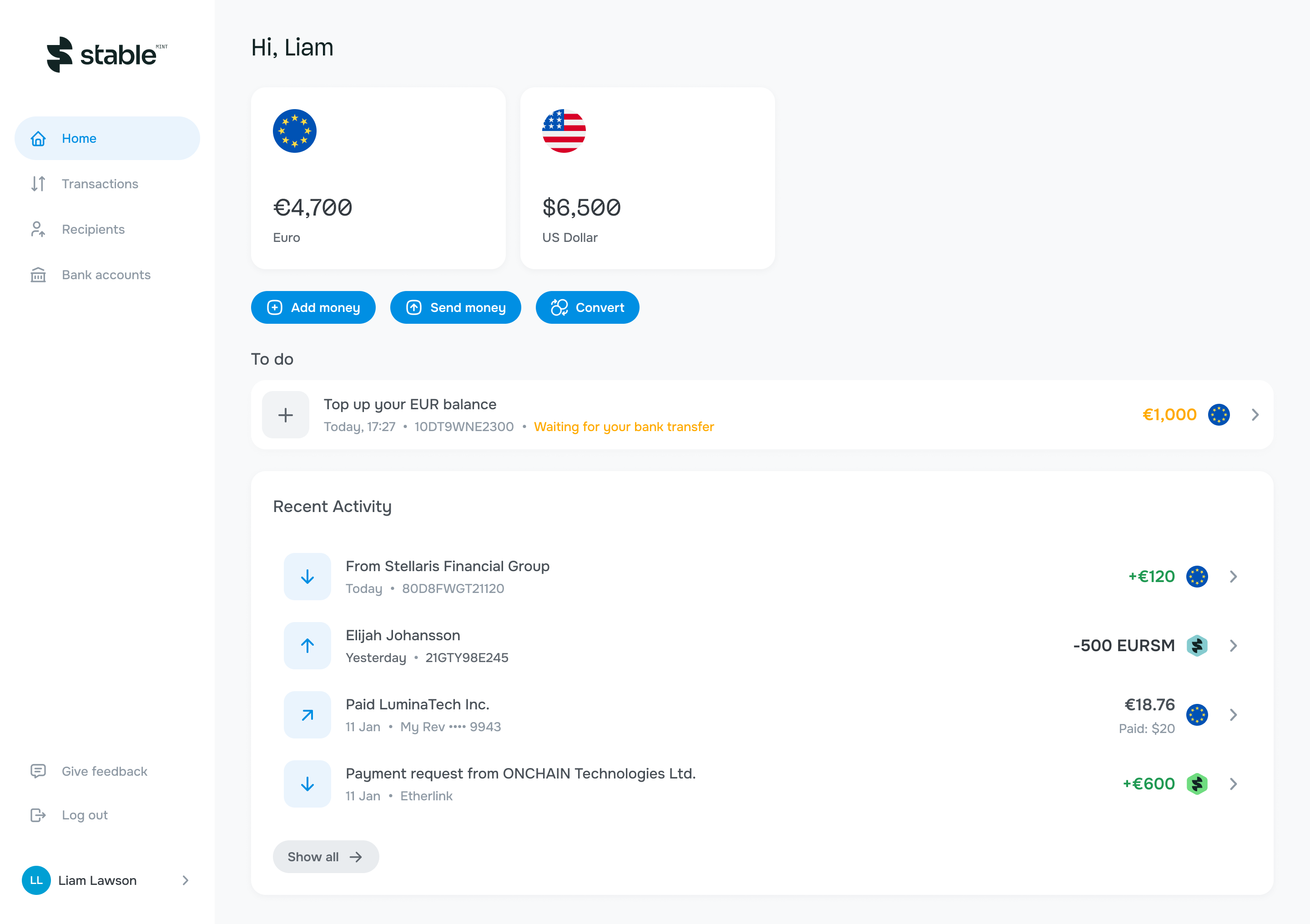 Dashboard updated
